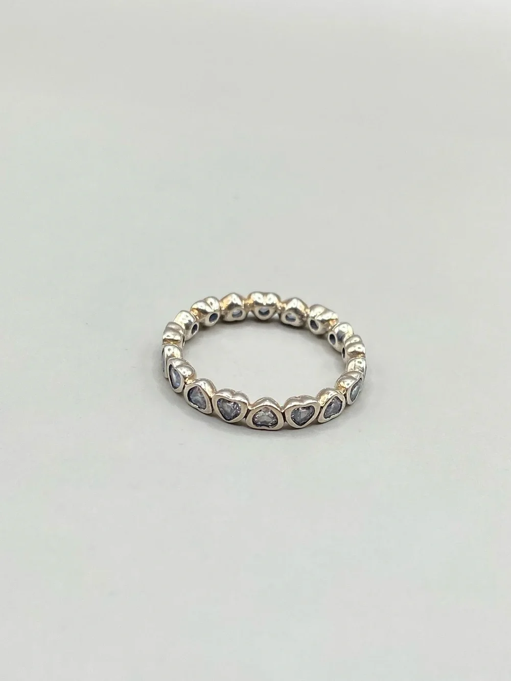 Pandora Forever More Heart Band Ring